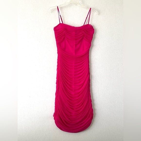 Aritzia Babaton Luxor Dress in Electron Fuchsia - Picture 4 of 12